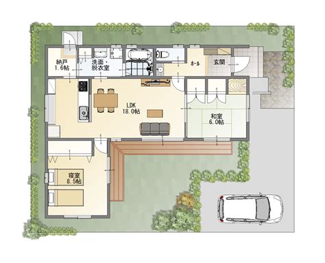 l字型住宅|L字型の家とは？メリット・デメリットや間取りなど。